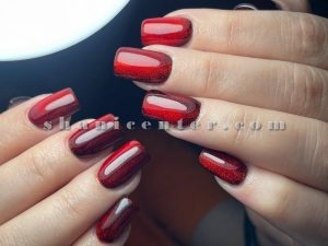 ترمیم به همراه لاک ژل ناخن (5)